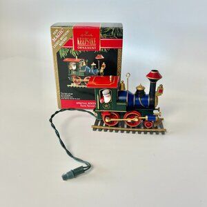 1991 Hallmark Santa Special Edition Train Light and Sound